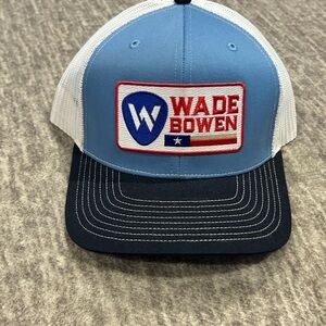 Wade Bowen Blue and White Trucker Hat